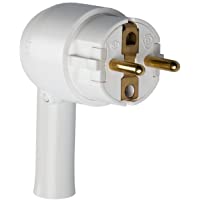 Legrand- 050175 Bases y cavijas - Enchufe macho con rotación del cabezal de 120º- gama ‘Confort’- clavija 2 polos+tierra…
